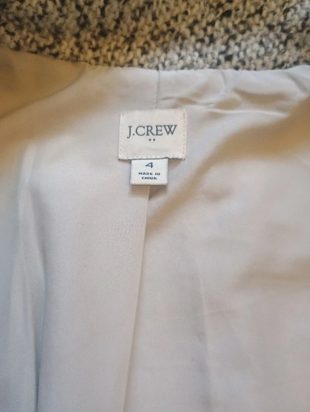 J crew factory boucle city coat Size: 4